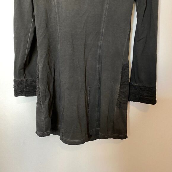 Elisa Cavaletti Gray Long Line Embellished Art to Wear Jacket - Picture 6 of 8